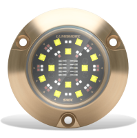 SMX94 - RGBW Single Light - Surface Mount - Underwater Light  - Bronze finish - 6000 fixture lumens - 90 degree Beam - 60-0535 - 010-04506-00 - Lumishore